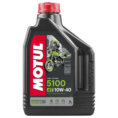 Олива для 4-х тактних двигунів Motul 5100 4T SAE 10W-40, 2л (шт.)