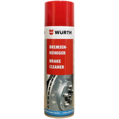 Очисник гальмівних колодок Wurth Brake Cleaner Plus, 500мл (шт.)