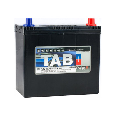 Автомобильный аккумулятор 45 Ah/12V TAB Polar S Euro Japan