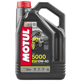 Олива для 4-х тактних двигунів Motul 5000 4T SAE 10W-40, 4л (шт.)