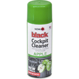 Полироль панели приборов NOWAX 200 мл Black Cockpit Cleaner Apple (NX00208)