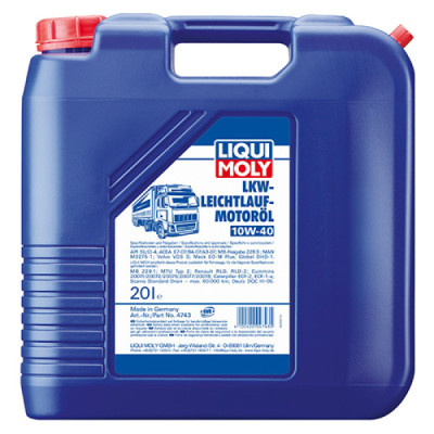 Напівсинтетична моторна олива - LKW Leichtlauf-Motoroil SAE 10W-40 Basic 20л.