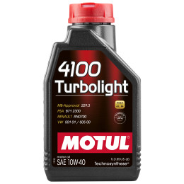 Олива моторна Motul 4100 Turbolight SAE 10W-40, 1л (шт.)