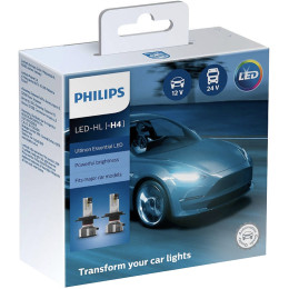 Комплект автоламп Philips LED H4 11342UE2 Ultinon Essential Х2 (шт.)