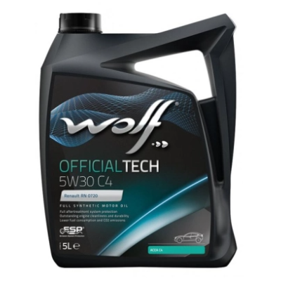 Моторне масло Wolf OfficialLTech 5W-30 C4 5л (8308512)