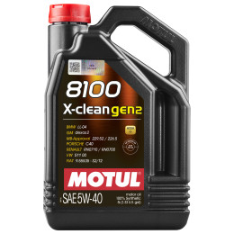 Олива моторна Motul 8100 Х-clean gen2 SAE 5W-40, 5л (шт.)