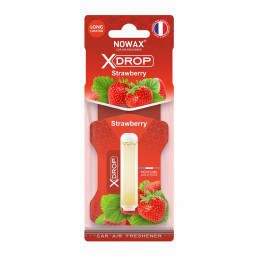 Ароматизатор целюлозний з капсулою Nowax серія X Drop - Strawberry (25шт/ящ)