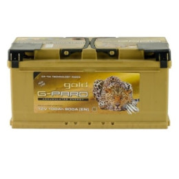 Автомобильный аккумулятор 100 Аh/12V Gold G-Pard Euro