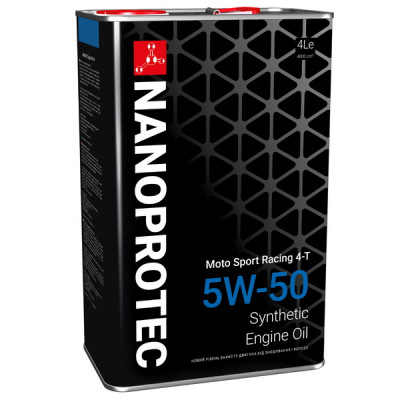 МОТО масло NANOPROTEC ENGINE OIL 5W-50 Moto, 4л