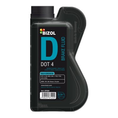 Гальмівна рідина - BIZOL Brake FLuid DOT 4 0,5л.