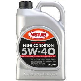 Моторное масло Meguin HIGH CONDITION SAE 5W-40 5л