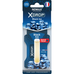 Ароматизатор целюлозний з капсулою Nowax серія X Drop - Black ice (25шт/ящ)