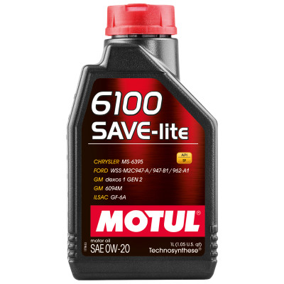 Олива моторна Motul 6100 Save-lite SAE 0W-20, 1л (шт.)