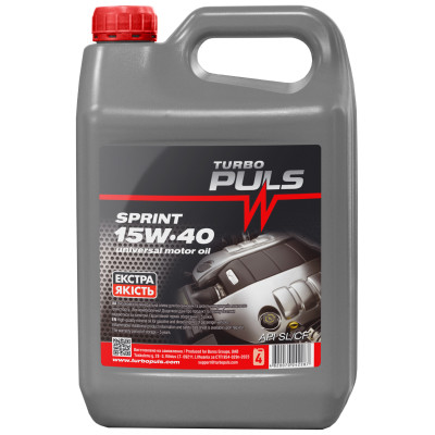 Олива моторна TURBO PULS SPRINT 15W-40 API SL/CF 3,6л каністра 4л ПЕ (шт.)