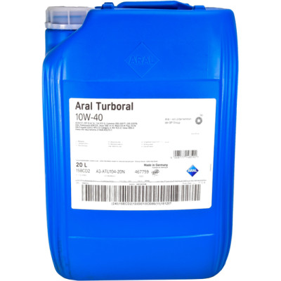 Олива моторна Aral Turboral 10W-40, 20л (шт.)