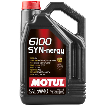 Олива моторна Motul 6100 Syn-nergy SAE 5W-40, 5л (шт.)