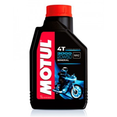 Моторное масло MOTUL 3000 4T SAE 20W-50 1л