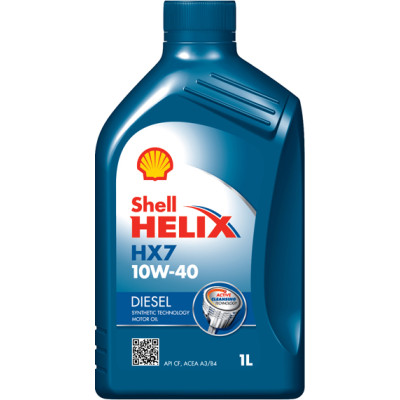 Олива Shell Helix HX7 Diesel 10W-40, 1л (шт.)