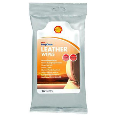 Серветки для шкіри Shell Leather Wipes (20шт) (шт.)