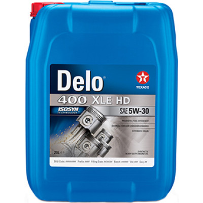 Олива моторна Texaco Delo 400 XLE HD 5W-30, 20л (шт.)