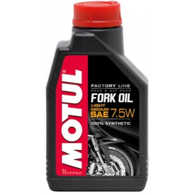 Вилочное масло MOTUL Fork Oil Light/Medium Factory Line SAE 7,5W 1л