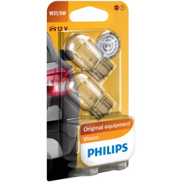 Автолампа вказівна Philips 12066 W21/5W-02B 12V (W3x16g) (блістер) (шт.)