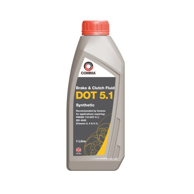 Гальміна рідина DOT 5.1 BRAKE FLUID 1л (12шт/уп)