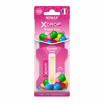 Ароматизатор целюлозний з капсулою Nowax серія X Drop - Bubble Gum (25шт/ящ)