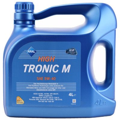 Олива моторна Aral HighTronic M 5W-40, 4л (шт.)