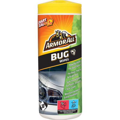 Серветки від слідів комах Armor All Bug Wipes, 30шт (шт.)