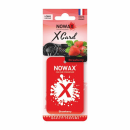 Ароматизатор на зеркало NOWAX X Card Strawbarry (NX07538)