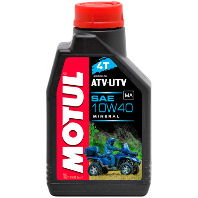 Моторное масло MOTUL 4T ATV-UTV SAE 10W-40 1л