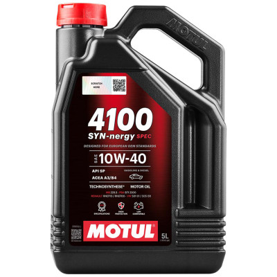 Олива Motul 4100 Syn-nergy Spec SAE 10W-40, 5л (шт.)