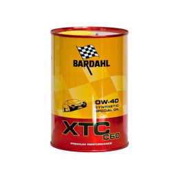 Моторное масло Bardahl XTC C60 0W-40 AUTO 1л