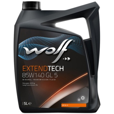 Трансмісійна олія Wolf Extend Tech 85W-140 GL 5 - 5л (8304705)