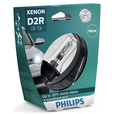 Автолампа Ксенон Philips D2R 85126 XV2 X-TremeVision (+150%) 85V 35W P32d-3 S1 (шт.)