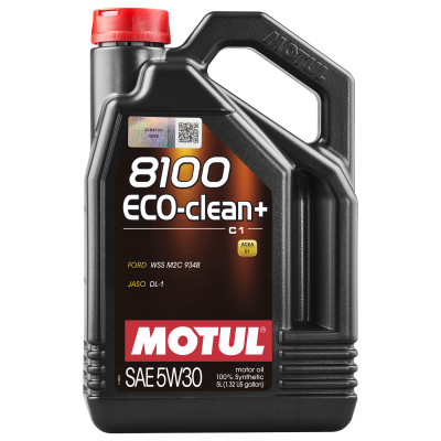 Олива моторна Motul 8100 Eco-clean+ SAE 5W-30, 5л (шт.)