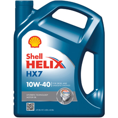 Олива Shell Helix HX7 10W-40, 5л (шт.)