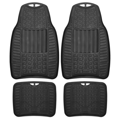 Michelin Автомобільні килимки з гнучкими лініями 4шт (W965-BLK) (шт.)