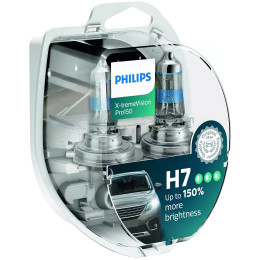 Автолампа Philips H7 12972XVPS2 X-tremeVision Pro150 +150% 12V 55W (PХ26d) S2 (блістер) (шт.)