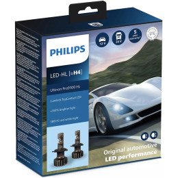 Комплект автоламп Philips LED H4 11342U91 12/24V Ultinon Pro9100 +350% X2 (шт.)