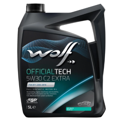 Моторне масло Wolf OfficialTech 5W-30 C2 Extra 5л (8339776)