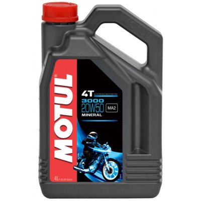 Моторное масло MOTUL 3000 4T SAE 20W-50 4л