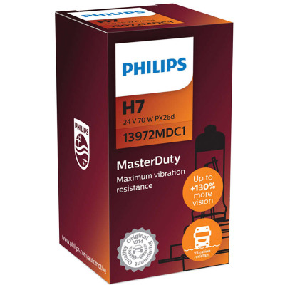 Автолампа Philips MD 13972 H7 24V 70W PK22s (PX26d) (шт.)