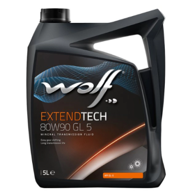 Трансмісійне масло Wolf Extendtech 80W-90 GL 5 5л (8304507)