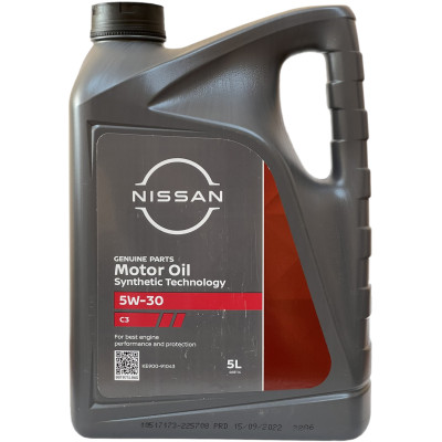 Олива NISSAN Motor Oil 5W-30 C3, 5л (шт.)