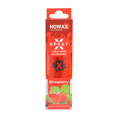 Ароматизатор Strawberry 50мл с распылителем NOWAX X Spray (NX07593)