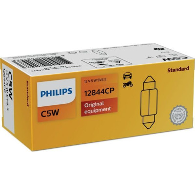 Автолампа вказівна Philips 12844 C5W 12V (SV8,5) (шт.)