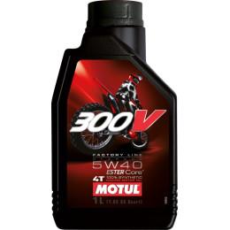 Моторное масло MOTUL 300 V 4T Factory Line Road Racing SAE 5W-40 1л