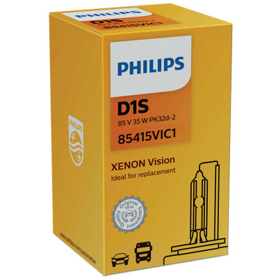 Автолампа Ксенон Philips D1S 85415 VI 85V 35W PK32d-2 C1 (шт.)